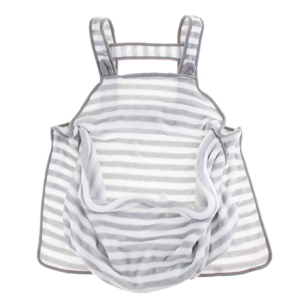 Coral Fleece Apron Pad with Pocket for Holding Pet Cat Rabbit