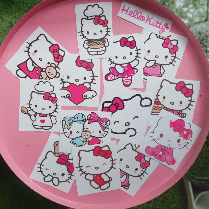 DECAL DÁN Ổ ĐIỆN/NÓN/ĐỒ DÙNG  KITTY HOUSE