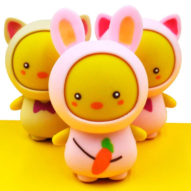 Squishy Mochi hình GÀ CON MỀM mềm dễ thương chân thực giảm stress co dãn đàn hồi ngộ nghĩnh bóp vui