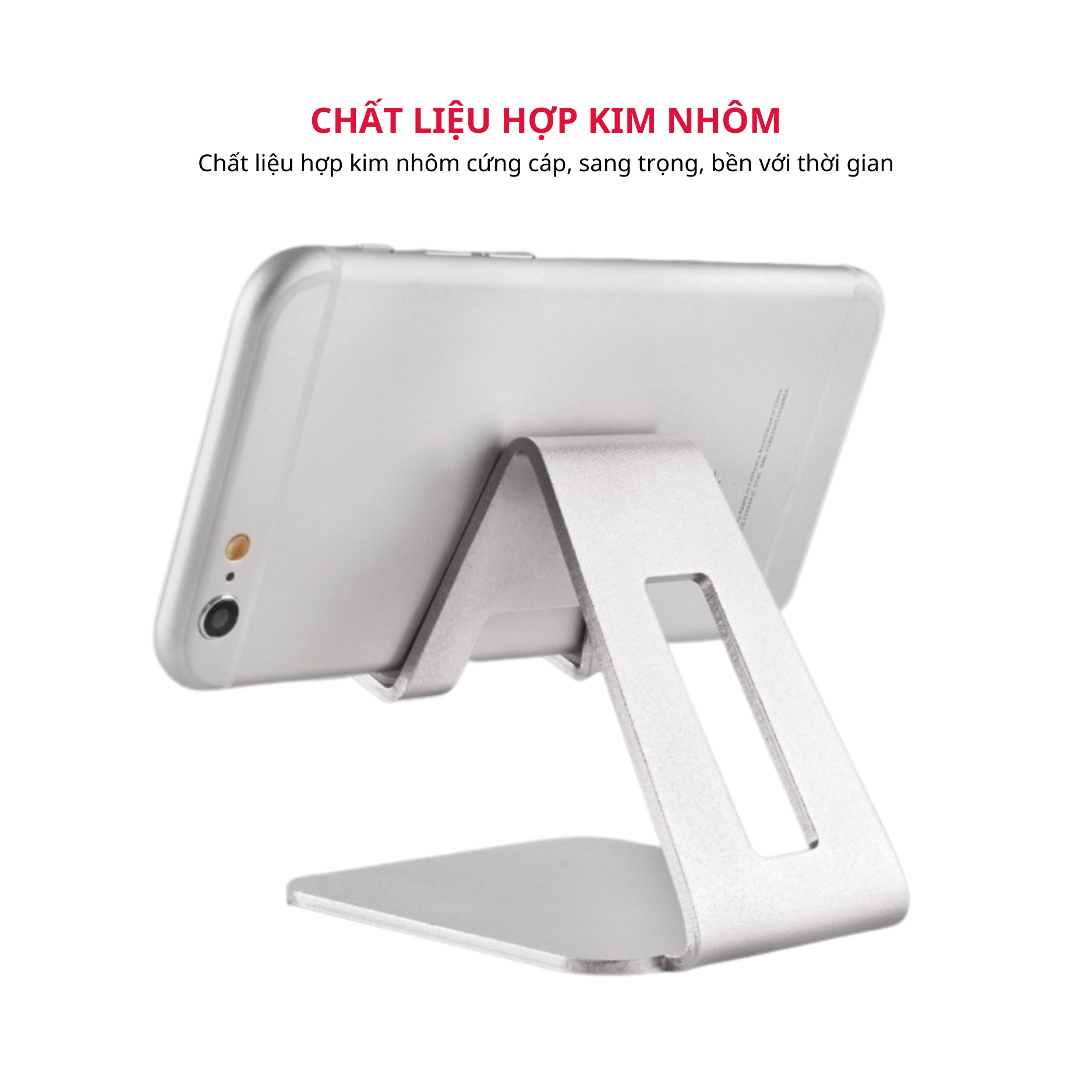 Giá Đỡ Để Bàn Điện Thoại Di Động, Máy Tính Bảng. Chất Liệu Hợp Kim Nhôm Cao Cấp Model Z2. Hàng Chính Hãng Tamayoko