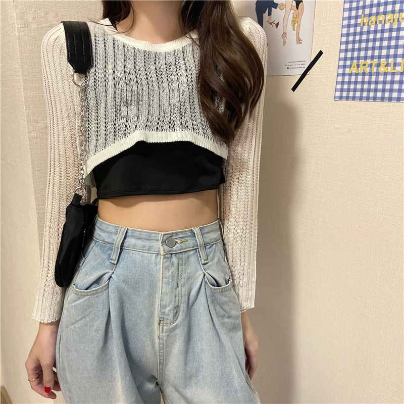 Áo croptop len Ulzzang Quảng Châu ALC32