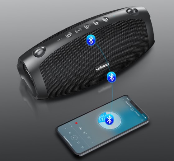 Loa Karaoke Xách Tay Bluetooth Vimu D10 kèm micro (Hàng chính hãng)