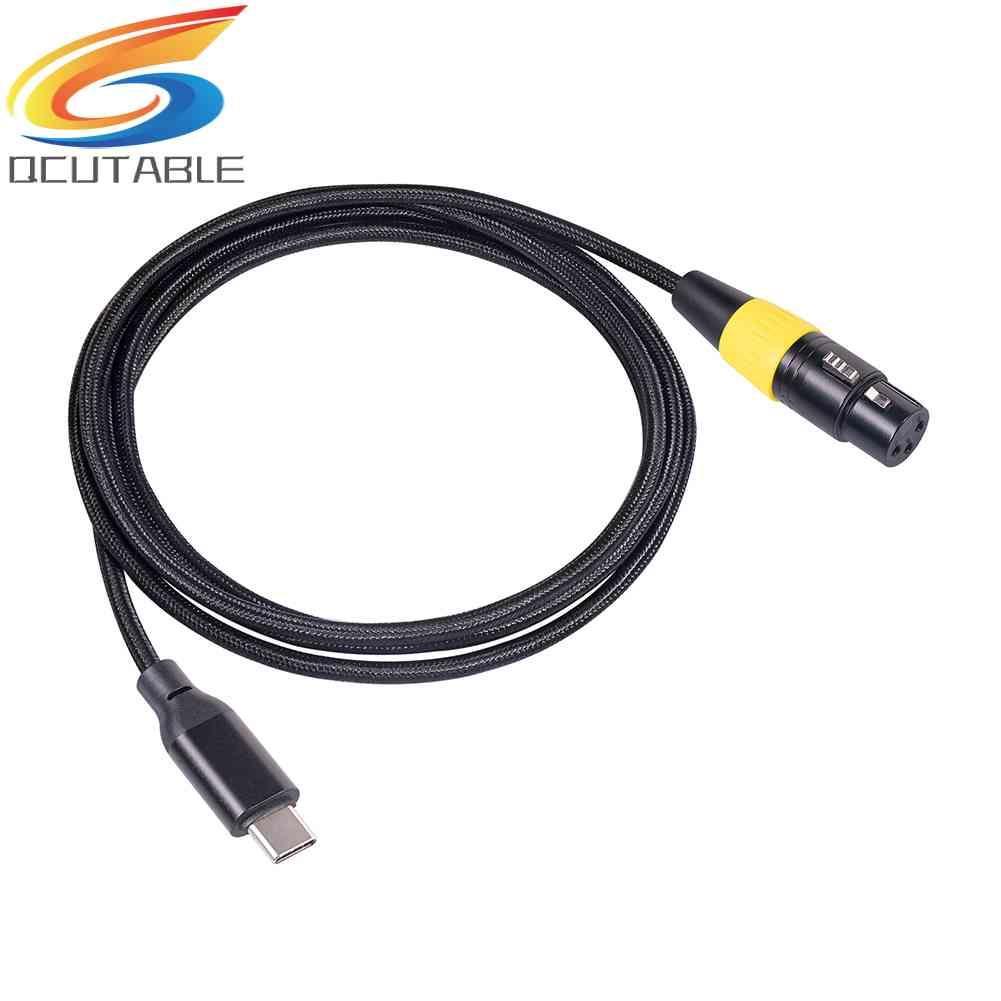 Cáp ChuyểN ĐổI Âm Thanh Micro LoạI C USB 2.0 Sang XLR 3 Pin