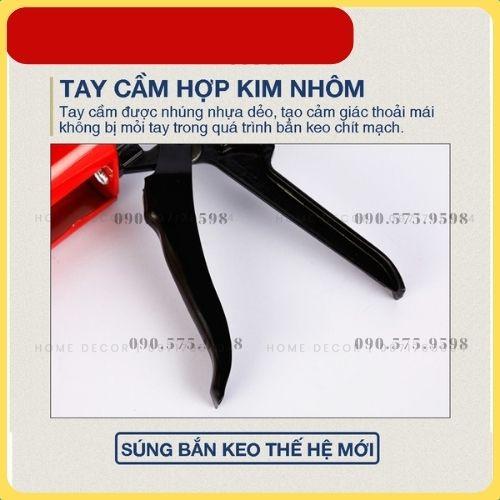 Súng Sắt Bắn Keo Chít Mạch 2 Thành Phần Loại Đúp Chuyên Dụng ( chỉ sử dụng cho thi công keo chít mSắt