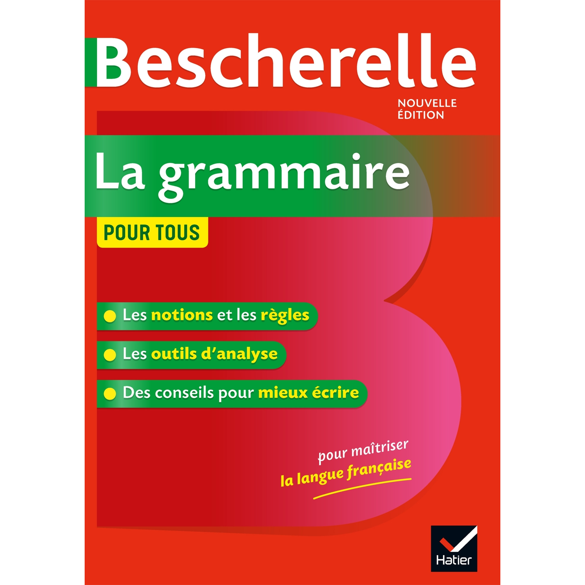 Sách tham khảo tiếng Pháp: Bescherelle La Grammaire Pour Tous - Ouvrage De Reference Sur La Grammaire Francaise (bìa cứng)