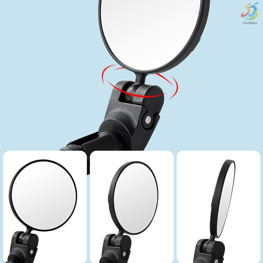 Gương Chiếu Hậu Xoay 360 Độ Gắn Tay Lái Xe Đạp