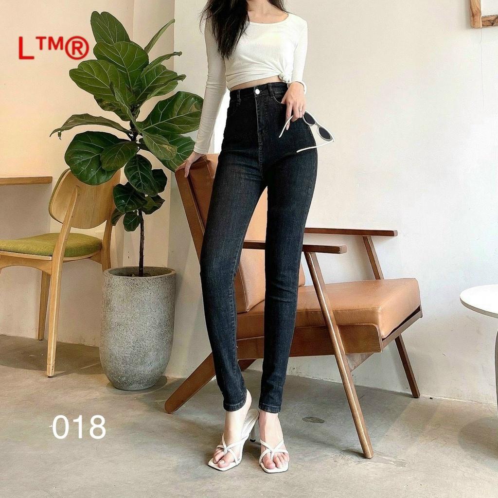 Quần jean đen 9 tấc Tua Lai, đen muối tiêu dành cho Bigsize, LƯNG CAO, CO DÃN MẠNH 4073