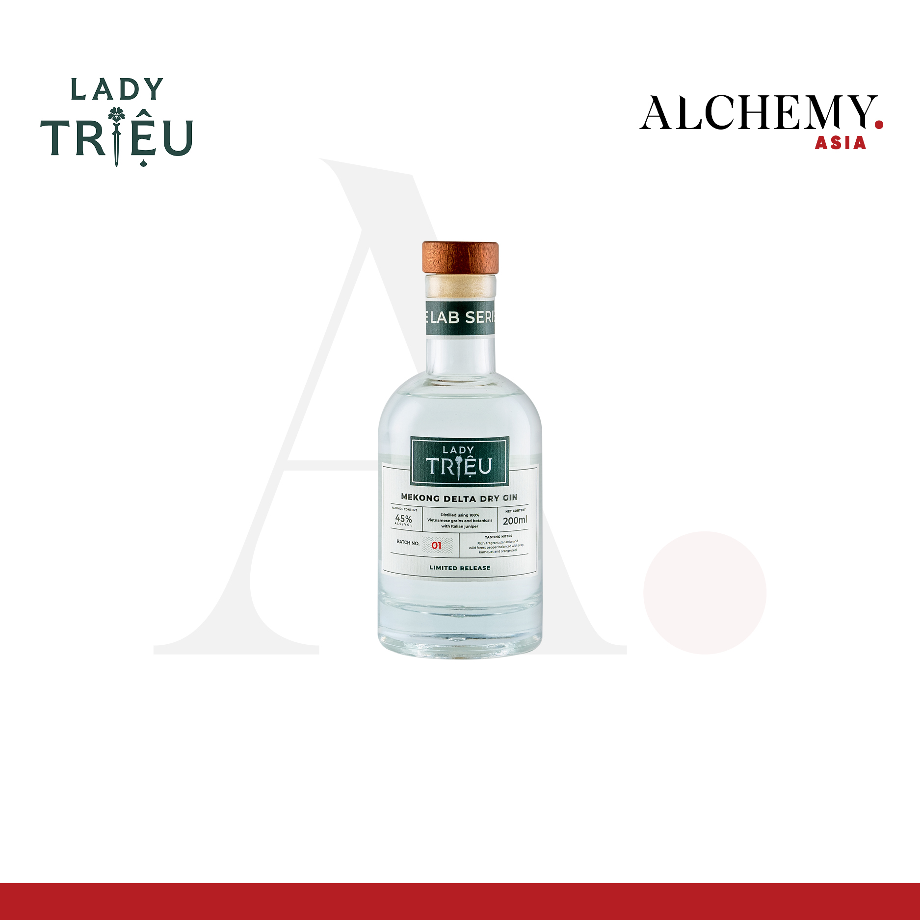 Set rượu Lady Triệu 43% 4x200ml