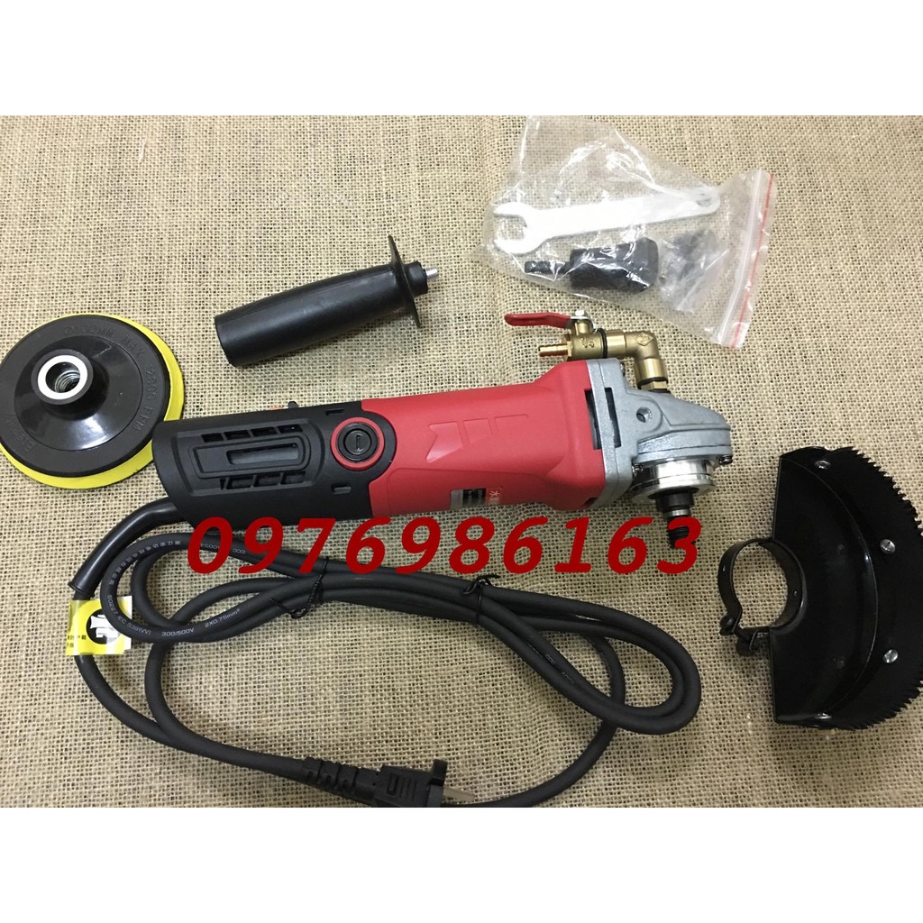 Máy đánh bóng 6 tốc độ có vòi nước