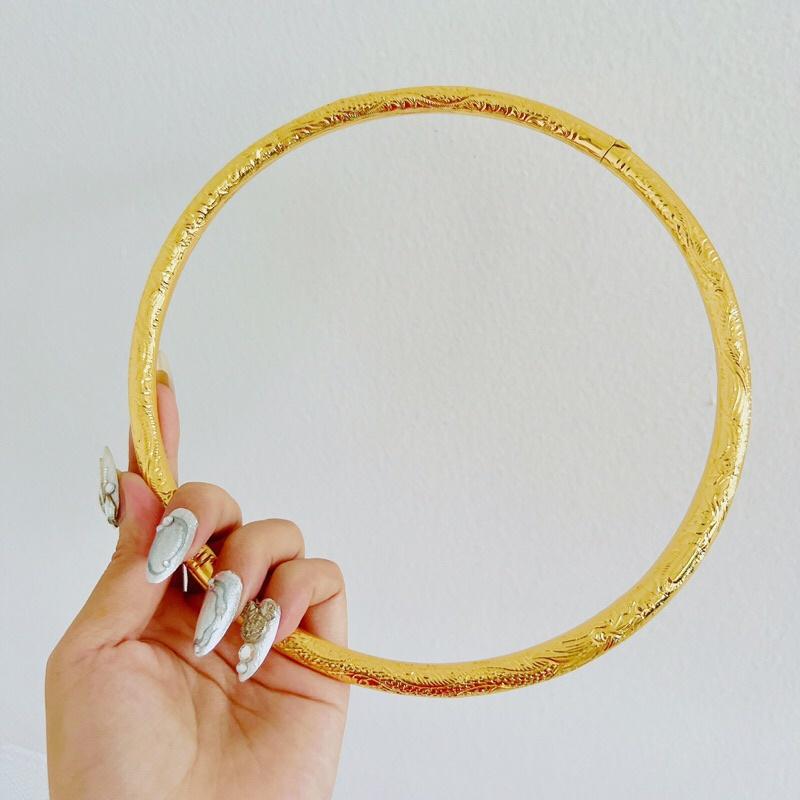 Bộ kiềng cưới cô dâu mạ vàng siêu đẹp