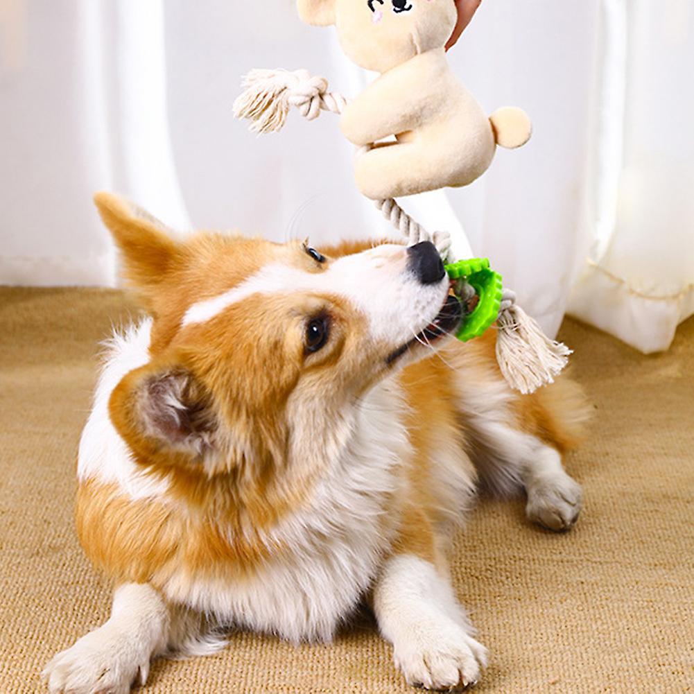 Chó Squeaky Chew Đồ chơi với dây thừng Tương tác Tương tác Tương tác Đồ chơi đồ chơi cho chó