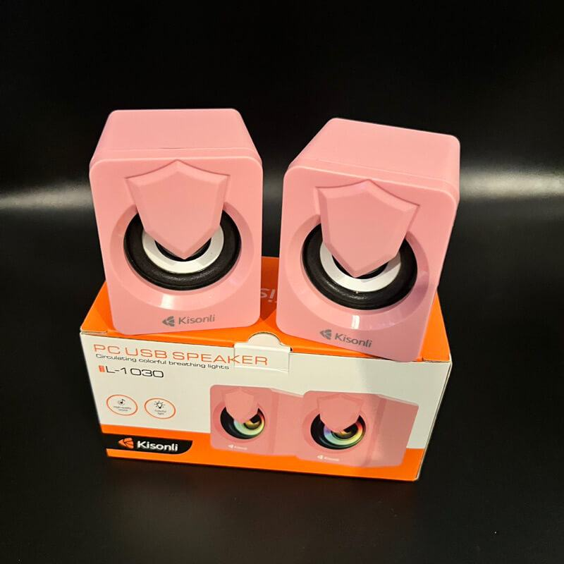 Loa Vi Tính Kisonli L-1030 2.0 Trắng/Hồng – Hàng Chính Hãng