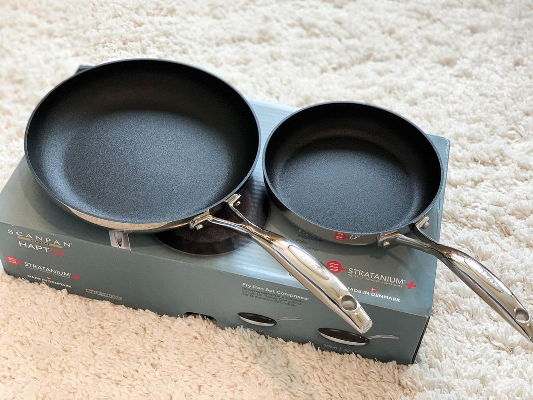 Chảo chống dính đáy từ Scanpan HaptiQ 24cm 6001002400, sản xuất tại Đan Mạch, bảo hành chống dính 3 năm