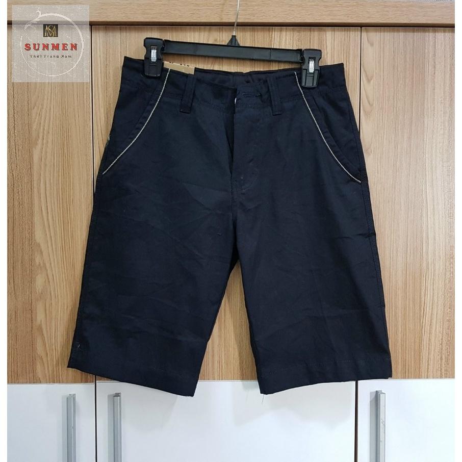 Quần Short Lửng Nam Chất Kaki Không Xù Chất Vải Kaki Mềm Co Giãn SUNMEN Size Từ 40-75kg