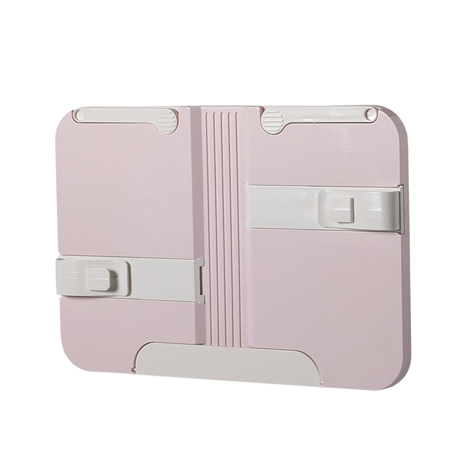 Table Book Holder Folding Book Stand for Reading Books Stand Recipe Shelf Portable Foldable Desk Bookstand for Office Documents Books Tablet