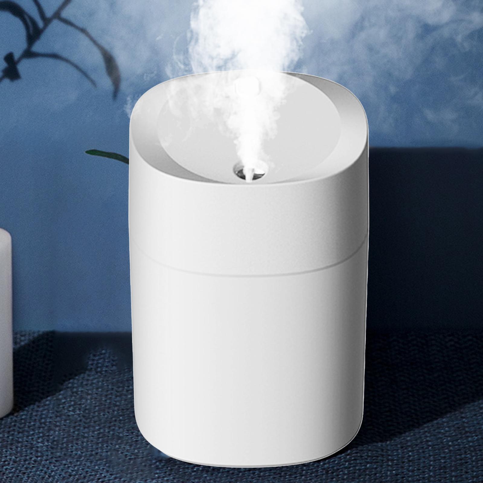 2x Mist Humidifier Diffuser Night Light Silent LED Lamp for Travel Home