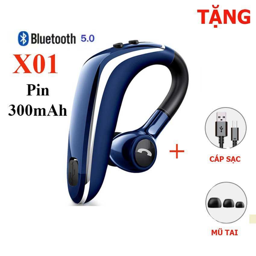Tai nghe móc tai pin sử dụng trong thời gian siêu dài X01 kèm nút bịt tai