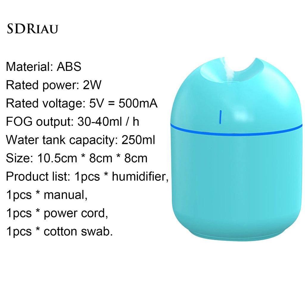 Máy Phun Sương Tạo Ẩm 250ml Cho Xe Hơi