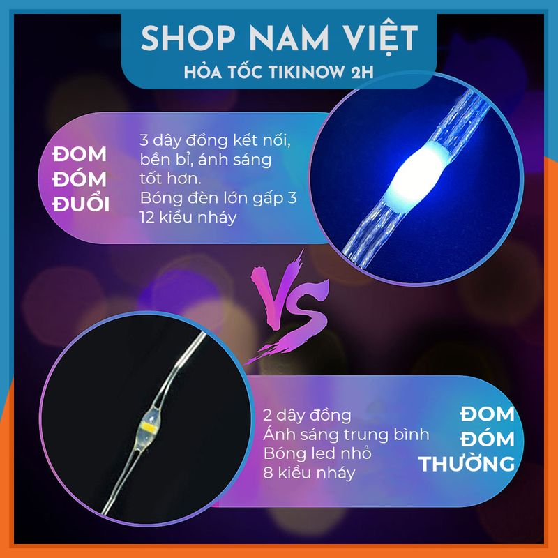 Dây Led Đom Đóm RGB Hiệu Ứng Thác Nước, Quấn Cây Thông Noel, Trang Trí Ngoài Trời, Cảm Nhạc, Điều Khiển App - Chính Hãng NAVIVU