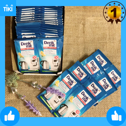 Set 2 Gói khử cặn bình nước 25gx2, DENKMIT Entkalker schnell , 50 g