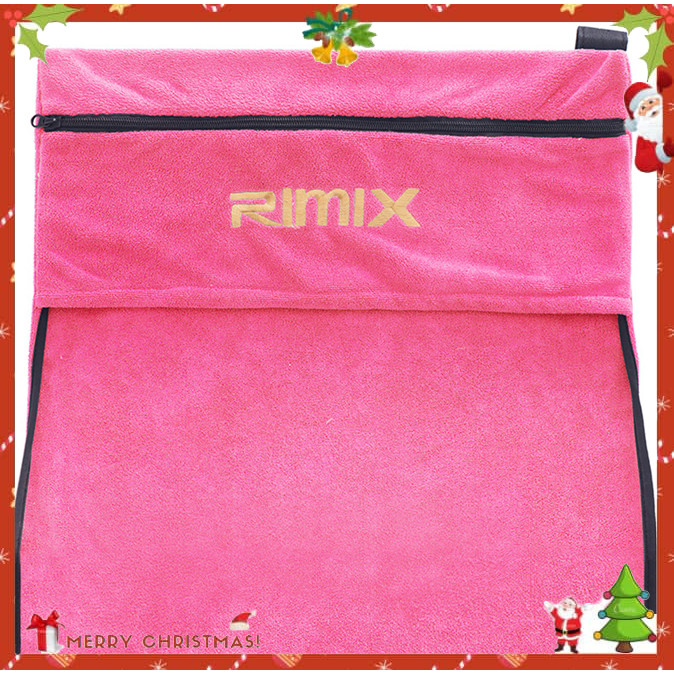 Khăn lau tập thể dục đa năng với chất liệu vải bông thấm hút tốt, kèm chức năng túi đựng RIMIX - Hàng chính hãng