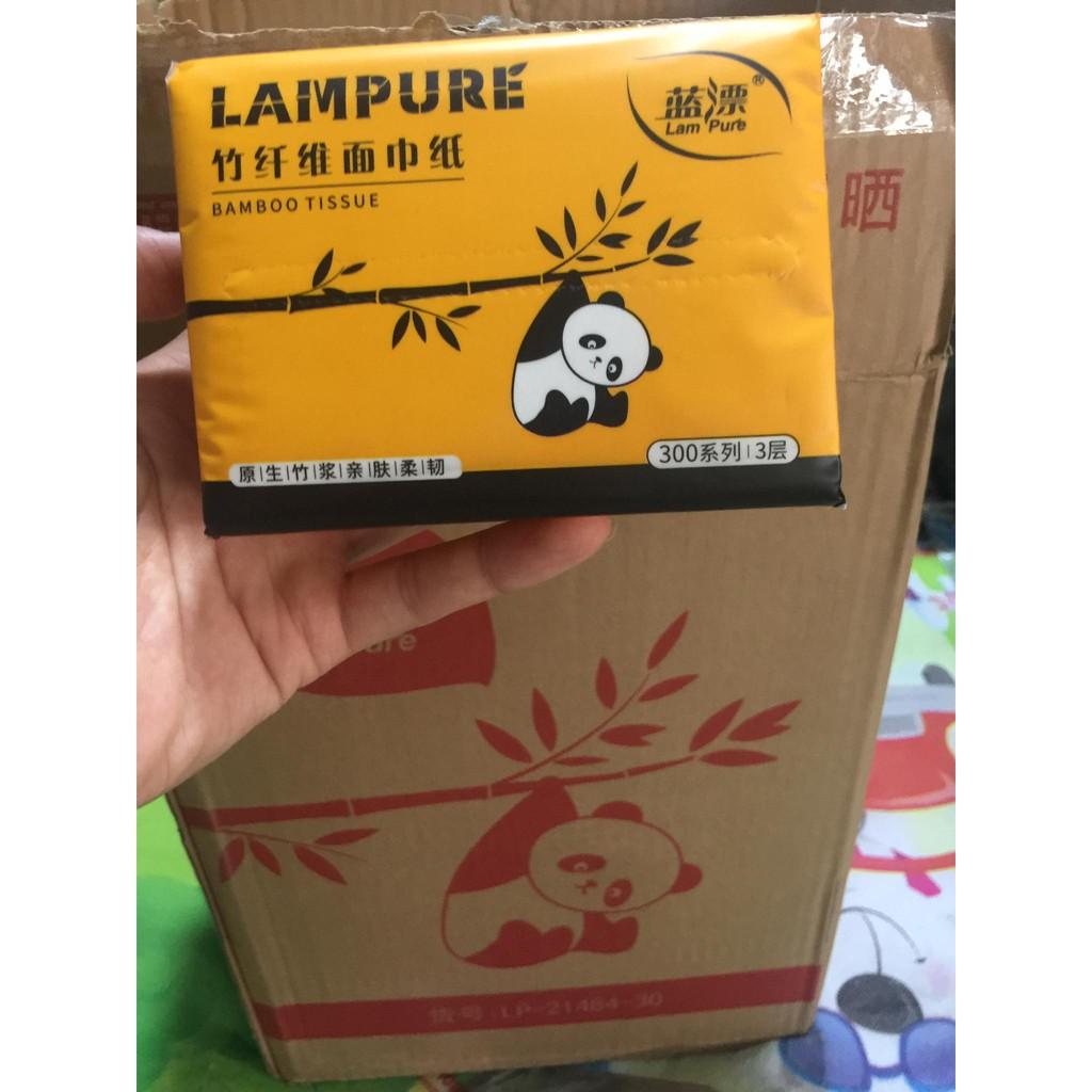 Giấy Ăn Gấu Trúc Lampure Mẫu Mới Siêu Dai (1 Gói)