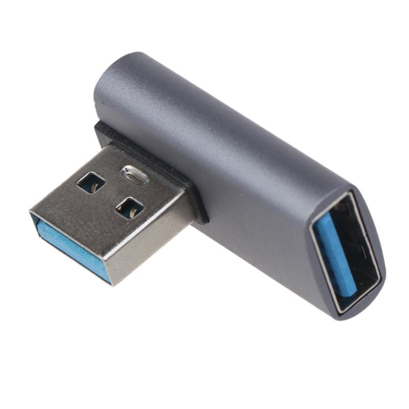 Bộ Chuyển Đổi USB Sang USB 90 Độ Góc Phải USB 3.0 Nam Sang USB Nữ Cho Laptop