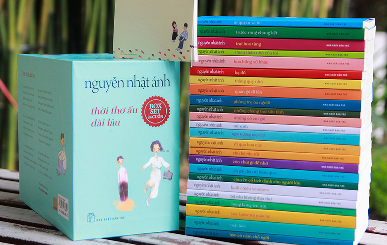 Thời Thơ Ấu Dài Lâu - Nguyễn Nhật Ánh - Boxset Xanh Ngọt Ngào (Bộ 24 Cuốn) - Tặng Kèm Giấy Note Hình Chữ Nhật