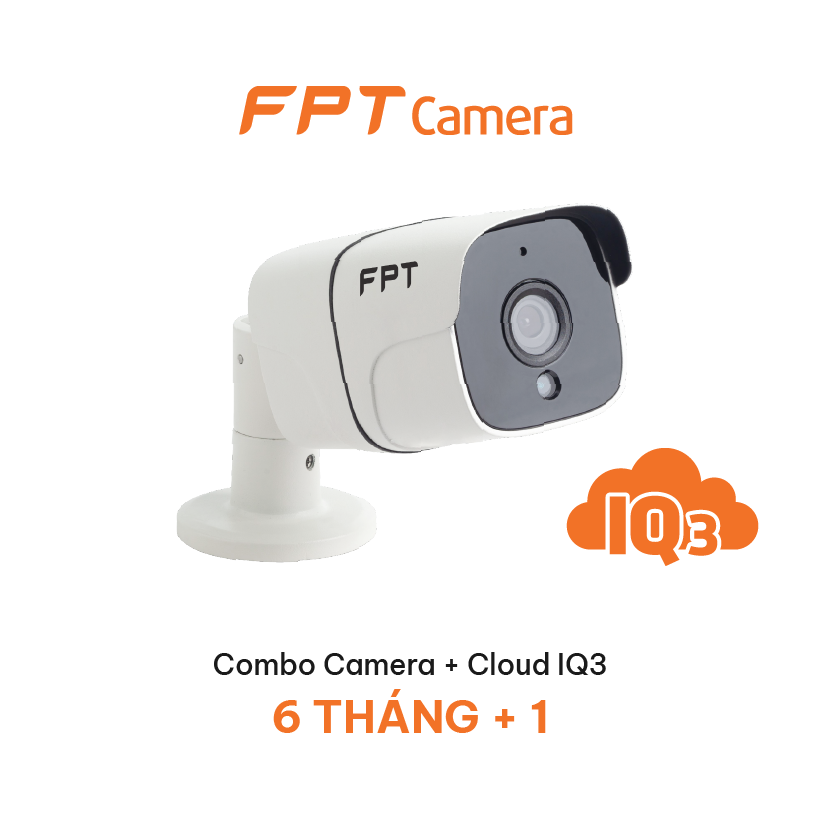 Camera Giám Sát An Ninh FPT IQ 2S (Outdoor Ngoài Trời) Tặng kèm gói lưu trữ Cloud IQ3 7 tháng - Hàng chính hãng