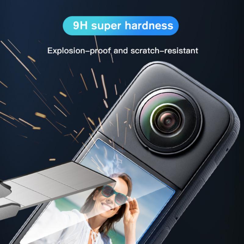 5/2/1 Cái Tấm Bảo Vệ Màn Hình Cho Insta360 Một X3 Camera Hành Động Toàn Cảnh Bao Chống Trầy Xước Cho Insta360 X3 Phụ Kiện Máy Ảnh