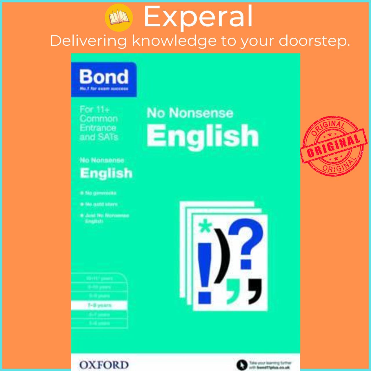 Sách - Bond 11+: English: No Nonsense : 7-8 years by Frances Orchard