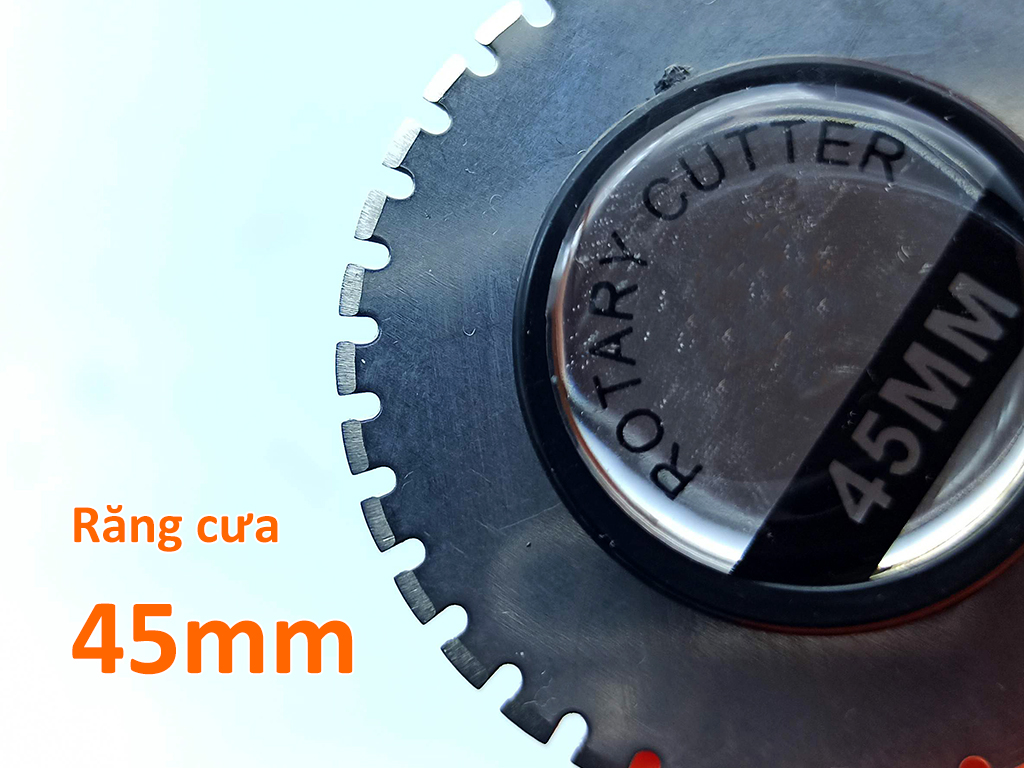 Dao cắt lưỡi tròn răng cưa 45mm cán cong