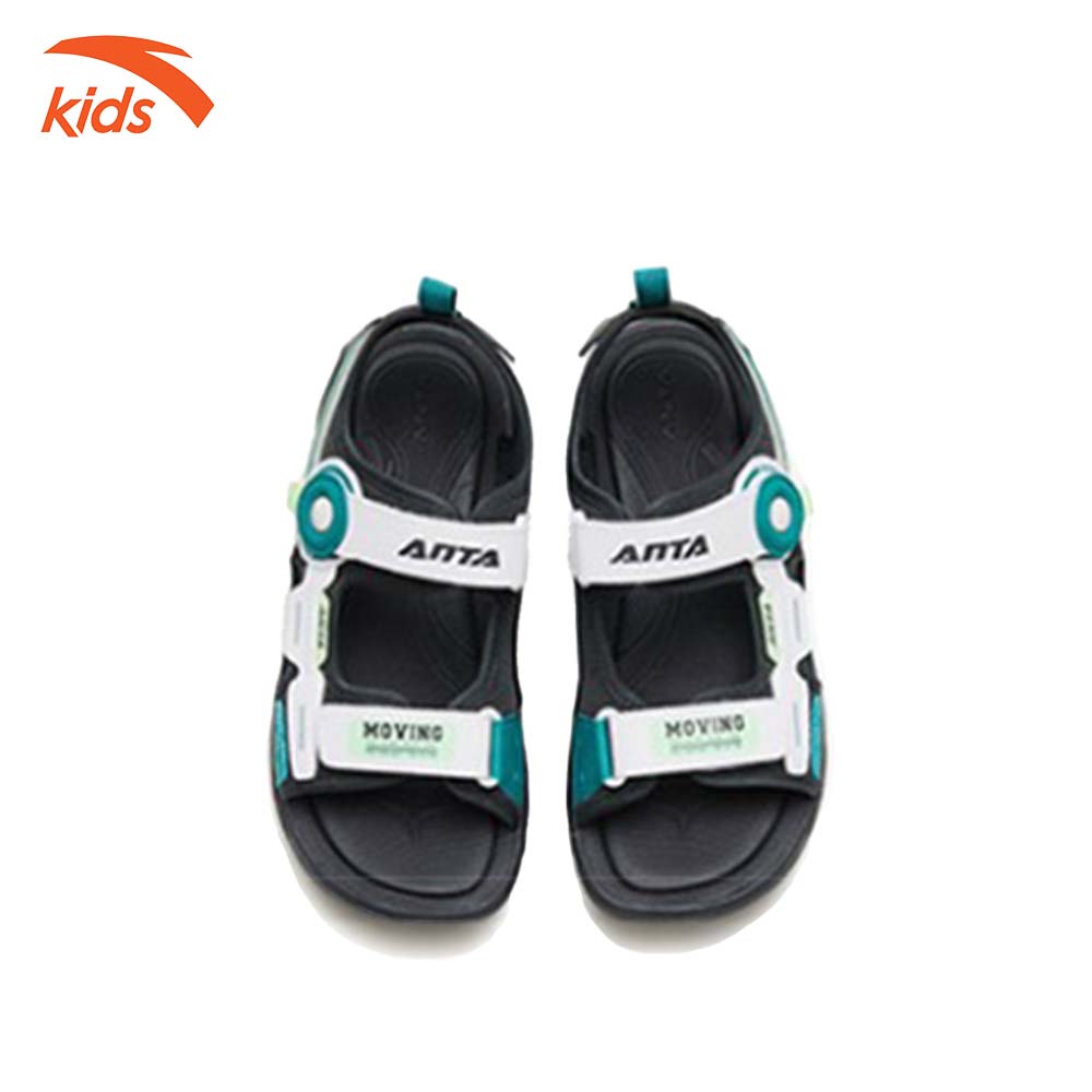 Sandals thời trang thể thao bé trai Anta Kids siêu nhẹ, quai dán tiện lợi, thoáng khí W312336987