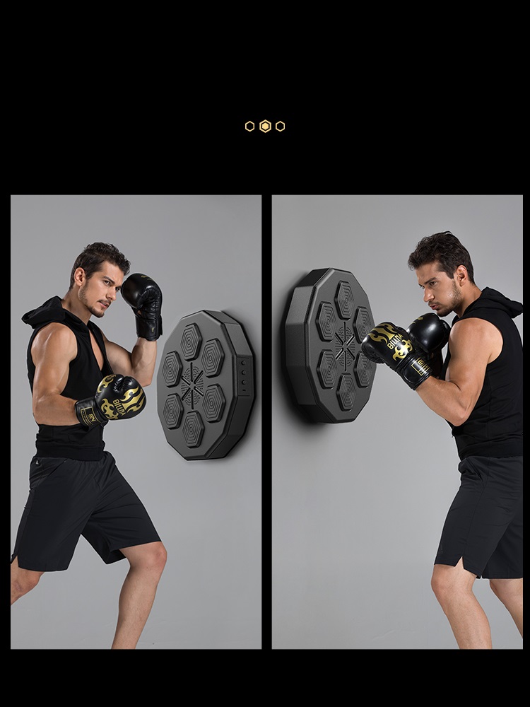 Máy chơi Boxing Theo Nhạc Gắn Tường Thông Minh, Thiết Bị Tập Đấm Bốc Fitness Có Kết Nối Bluetooth phù hợp cho mọi lứa tuổi