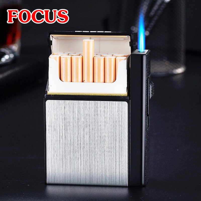 Hộp quẹt bật lửa khè - hộp thuốc focus 2in1 - có thể tháo rời -