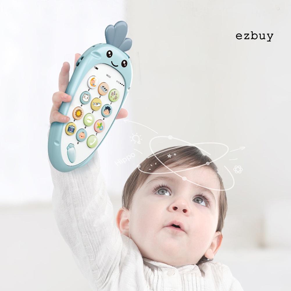 EY-Carrot Shape Simulation English Music Mobile Phone Baby Education Teething Toy