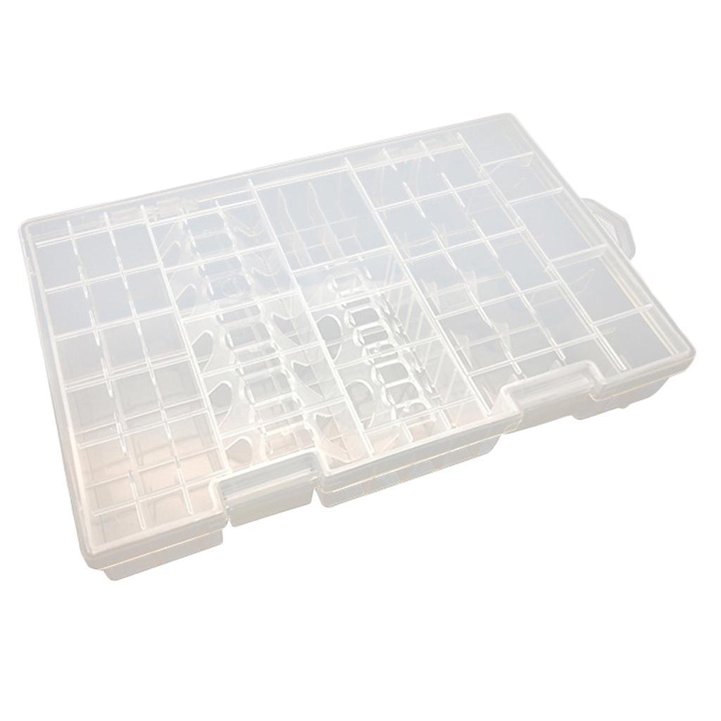 Battery Organizer Storage Carrying case Waterproof For 50pcs AAA AA 9V C D