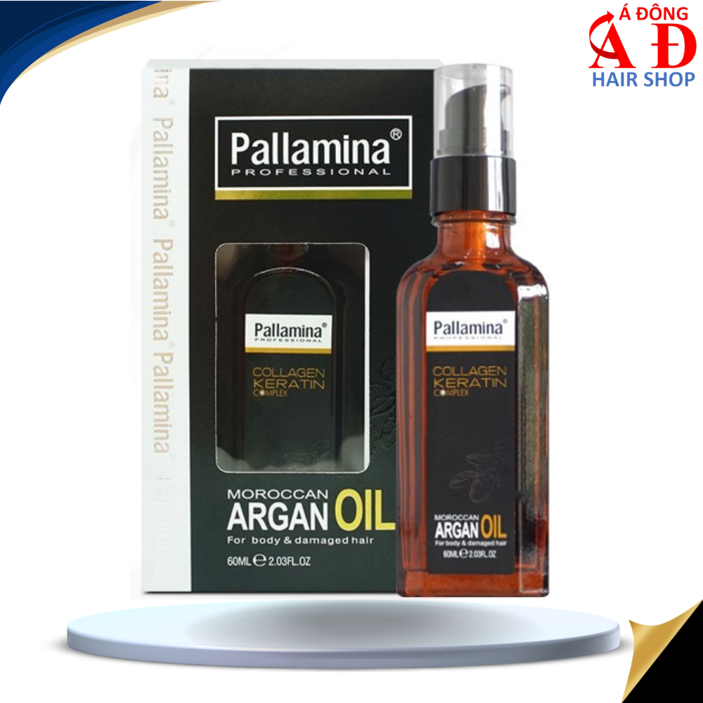 Tinh dầu Pallamina Moroccan Argan Oil Serum dưỡng bóng tóc cao cấp 60ml