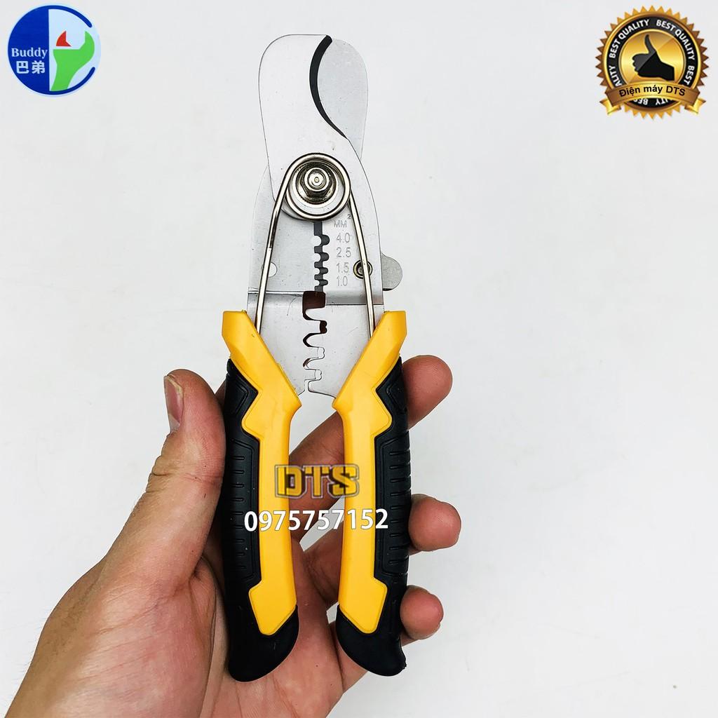Kìm cắt dây đa năng cao cấp Nhật Bản 3 trong 1 Buddy BA0143 175mm - Standard JAPAN