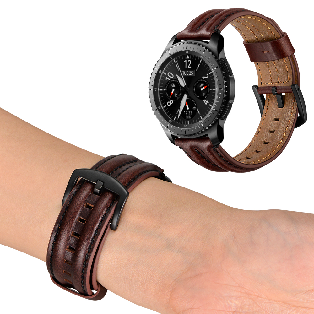 Dây Da Bò cho Galaxy Watch 3 41mm / Galaxy Watch 42 / Garmin / Ticwatch / Galaxy Watch Active 2 (Size 20mm