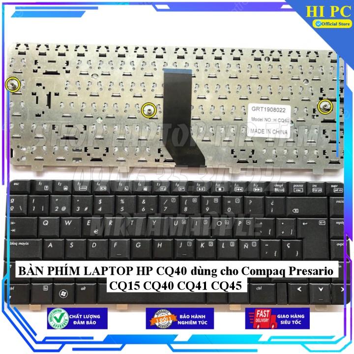 BÀN PHÍM LAPTOP HP CQ40 dùng cho Compaq Presario CQ15 CQ40 CQ41 CQ45 - Hàng Nhập Khẩu