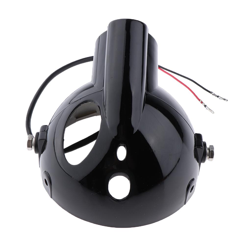 Motorcycle Headlight Cover Housing Headlamp Light Bulb Holder for