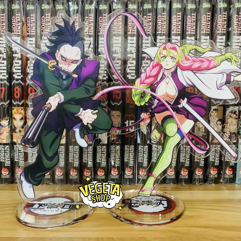 Mô Hình Tượng Standee Acrylic Mica 2 mặt Thanh Gươm Diệt Quỷ - Kimetsu No Yaiba - Tanjiro Nezuko Zenitsu Inosuke Trụ cột