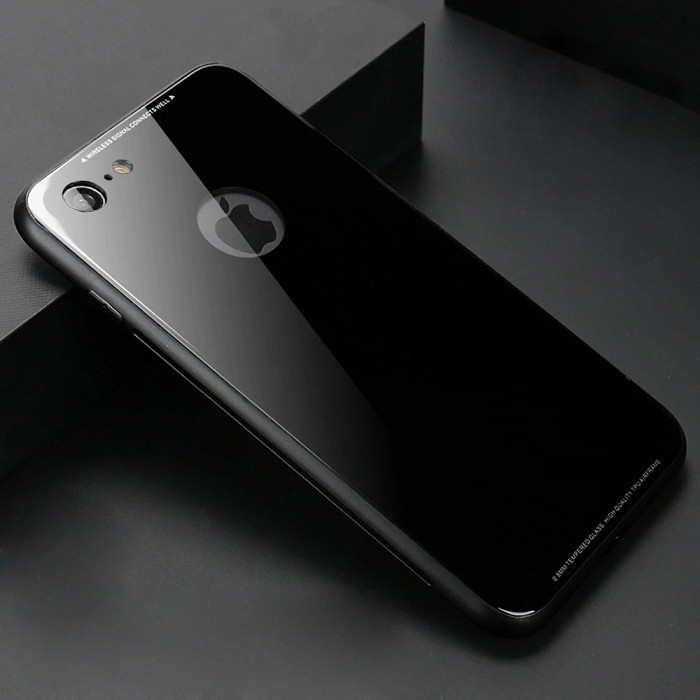 Ốp lưng chống sốc dành cho iPhone 7 lưng kính viền TPU dẻo