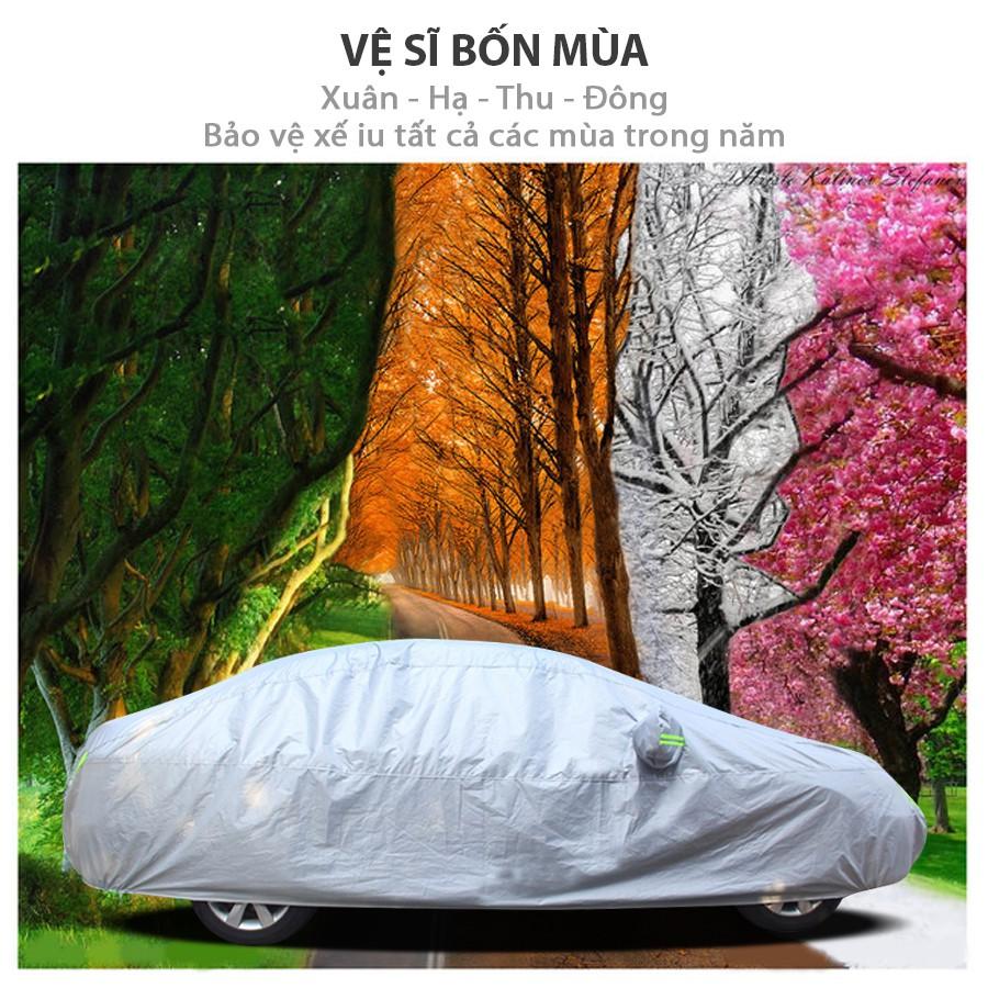 Bạt Phủ Ô Tô OUFU 4 Chỗ Size L Nhập Khẩu Chính Hãng