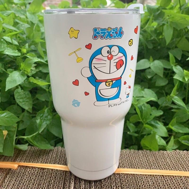 Ly Giữ Nhiệt Thái Lan 900ml Nắp Chống Tràn + Tặng Kèm Bộ Phụ Kiện 2 ống Hút, Cọ Rửa Và Túi Đựng Thời Trang