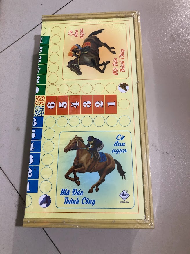 Bộ cờ cá ngựa bàn nhựa siêu đẹp