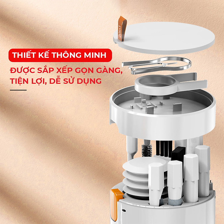 Bộ Dụng Cụ Làm Sạch Bàn Phím Và Tai Nghe Bluetooth Q20 20 Trong 1 Vệ Sinh Siêu Sạch Hàng Nhập Khẩu