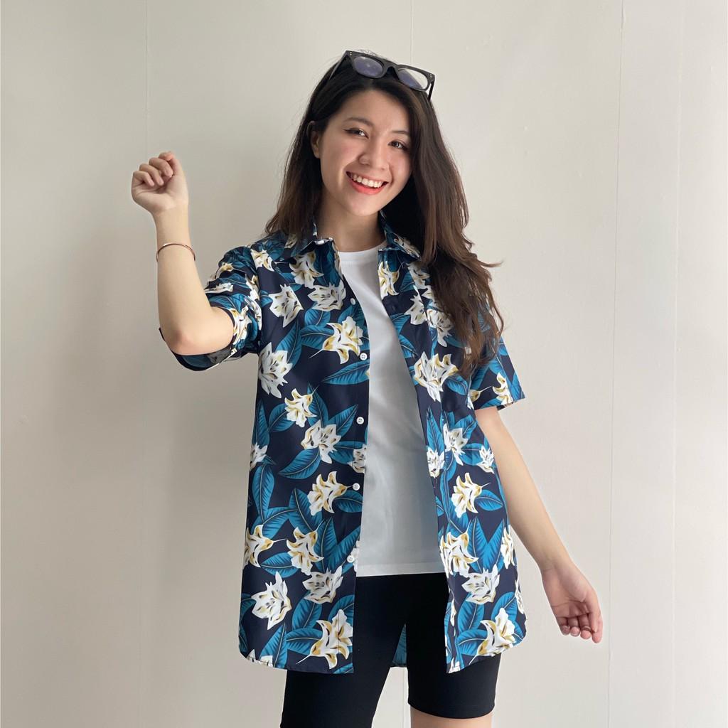 ÁO SƠ MI FORM RỘNG DÀNH CHO NỮ HOẠ TIẾT ĐỘC LẠ/ CÓ ĐẦY ĐỦ SIZE THỜI TRANG MỚI KINGSHOP79
