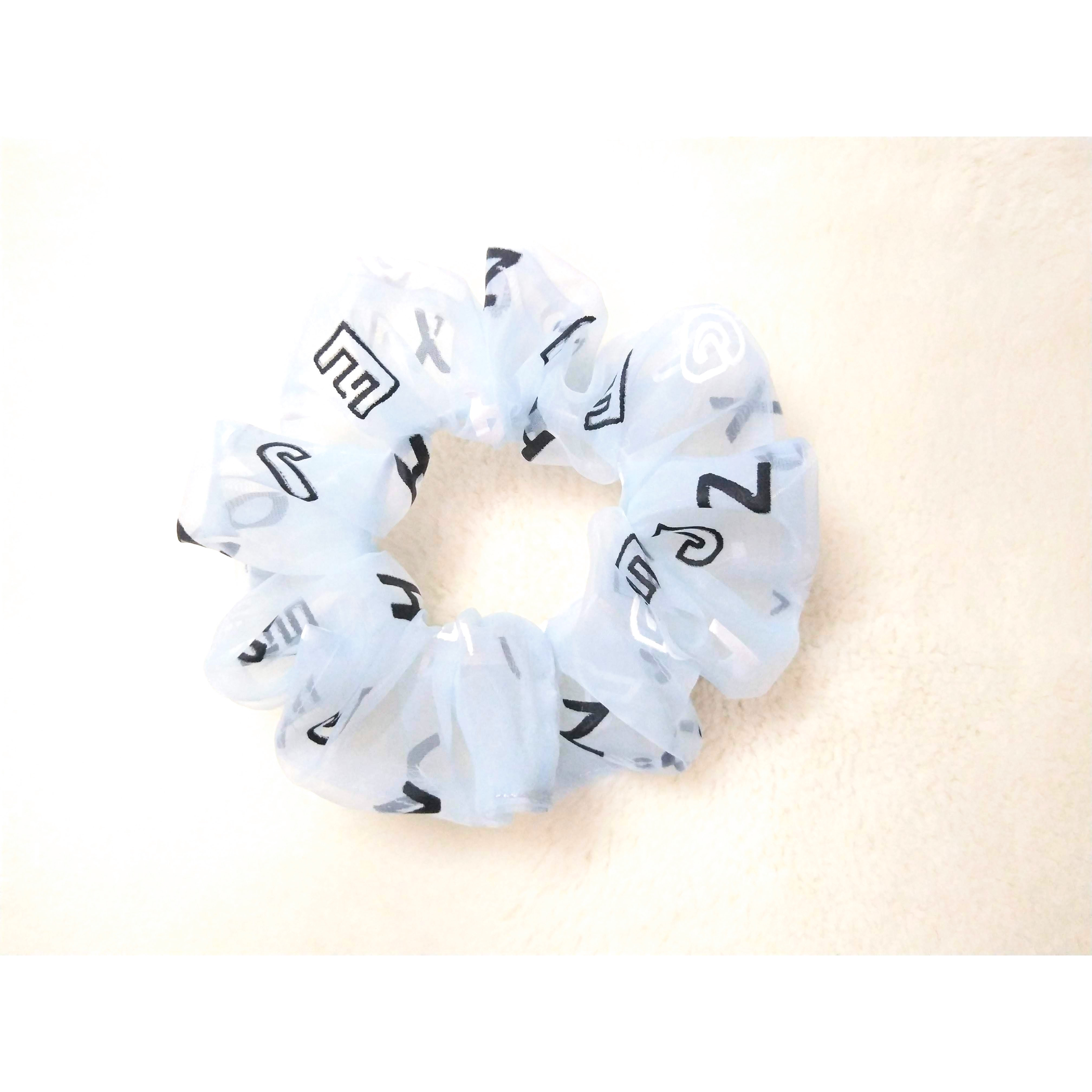 Dây cột tóc scrunchies mới mẫu chữ